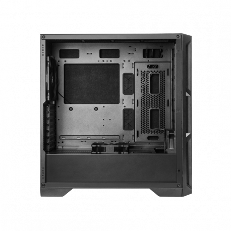 Chieftec Apex Q - Tower - extended ATX - no power supply (ATX) - black - USB / Audio - 4