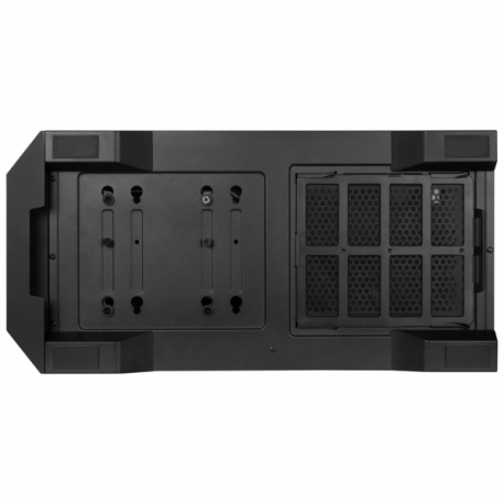 Chieftec Apex Q - Tower - extended ATX - no power supply (ATX) - black - USB / Audio - 14