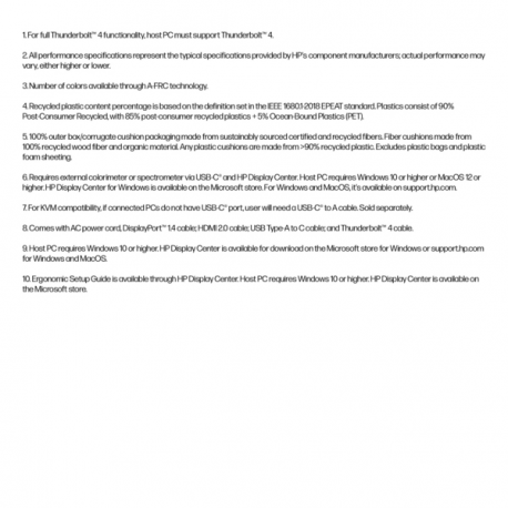 HP 727pm - Series 7 Pro - LED monitor - 27" - 3840 x 2160 4K @ 60 Hz - IPS Black - 400 cd/m² - 2000:1 - DisplayHDR 400 - 5 ms - Thunderbolt 4, HDMI, DisplayPort - speakers - black, silver - 22