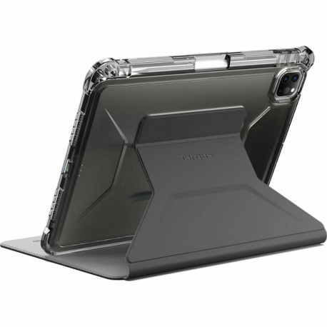 Targus Pro-Tek - Flip cover for tablet - thermoplastic polyurethane (TPU) - clear, black - 11" - for Apple 11-inch iPad Pro (M4) - 1