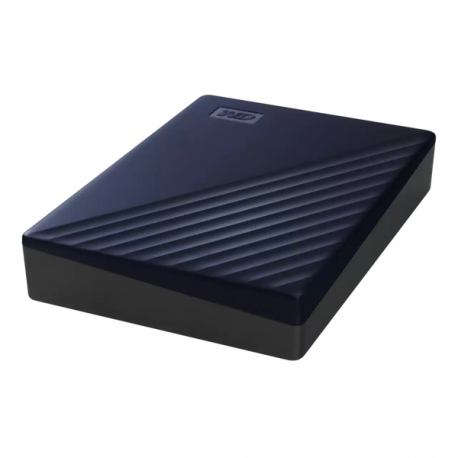 WD My Passport for Mac WDBK6C0060BBL - Hard drive - encrypted - 6 TB - external (portable) - USB 3.2 Gen 1 - 256-bit AES - blue - 2