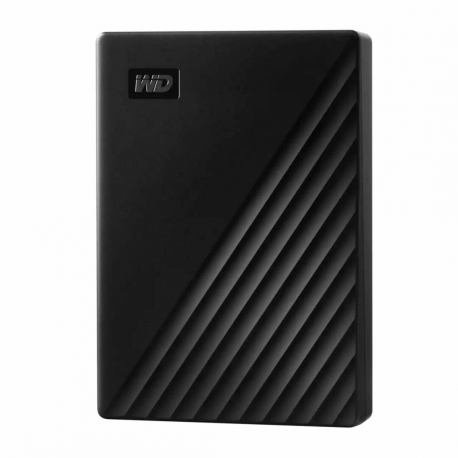 WD My Passport WDBR9S0060BBK - Hard drive - encrypted - 6 TB - external (portable) - USB 3.2 Gen 1 - 256-bit AES - black - 0