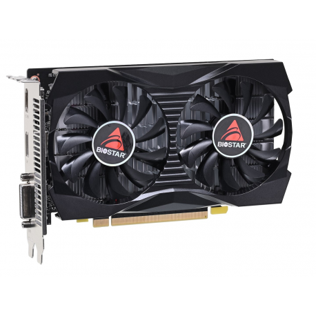 Biostar - Graphics card - NVIDIA GeForce GTX 1050 - 4 GB GDDR5 - PCIe 3.0 x16 - DVI, HDMI, DisplayPort - 8