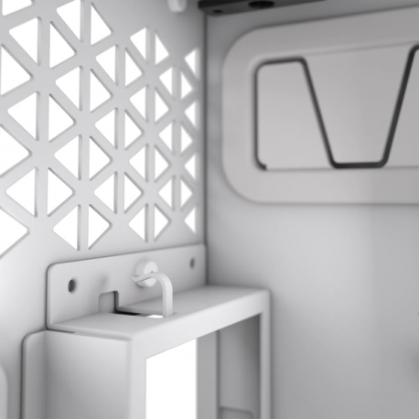 CORSAIR iCUE 6500X RGB - Mid tower - ATX - windowed side panel (tempered glass) - no power supply (ATX) - white - USB / Audio - 13