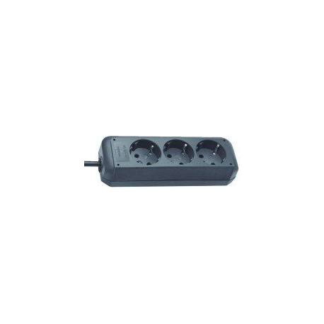 Brennenstuhl Eco-Line - Power strip - output connectors: 3 - 1.5 m - black - 0