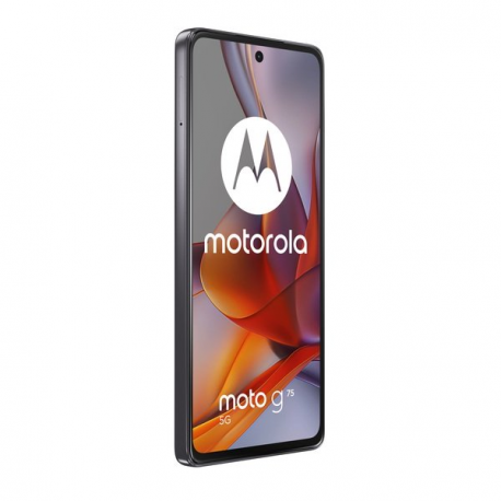 Motorola Moto G75 - Business Edition - 5G smartphone - dual-SIM - RAM 8 GB / Internal Memory 128 GB - microSD slot - LCD display - 6.78" - 2388 x 1080 pixels (120 Hz) - 3x rear cameras 50 MP, 8 MP - front camera 16 MP - charcoal grey - 3
