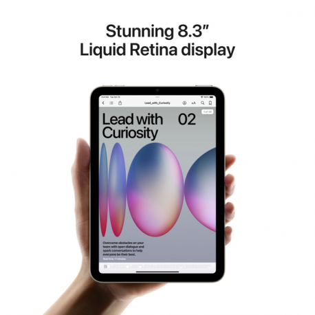 Apple iPad mini A17 Pro Wi-Fi - Tablet - 128 GB - 8.3" IPS (2266 x 1488) - purple - 4
