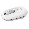 Logitech POP - Mouse - customisable emoji - optical - 4 buttons - wireless - Bluetooth 5.1 LE - off-white