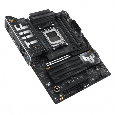 ASUS TUF GAMING X870-PLUS WIFI - Motherboard - ATX - Socket AM5 - AMD X870 Chipset - USB4, USB-C 3.2 Gen 2x2, USB 3.2 Gen 2, USB 3.2 Gen 1 - Wi-Fi 7, 2.5 Gigabit LAN, Bluetooth - onboard graphics (CPU required) - HD Audio (8-channel) - 3
