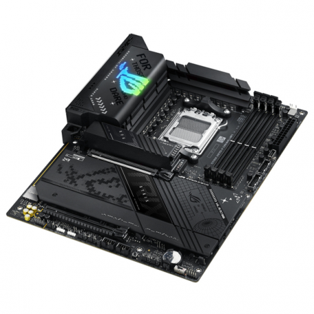 ASUS ROG STRIX X870-F GAMING WIFI - Motherboard - ATX - Socket AM5 - AMD X870 Chipset - USB4, USB 3.2 Gen 2, USB-C 3.2 Gen2, USB 3.2 Gen 1, USB-C 3.2 Gen 2x2 - Wi-Fi 7, 2.5 Gigabit LAN, Bluetooth - onboard graphics (CPU required) - HD Audio (8-channel) - 9