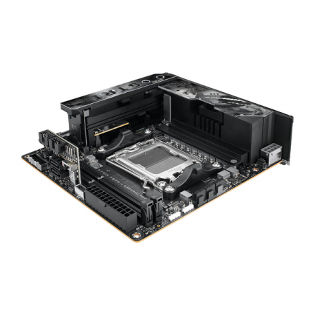 ASUS ROG STRIX X870-I GAMING WIFI - Motherboard - mini ITX - Socket AM5 - AMD X870 Chipset - USB4, USB 3.2 Gen 2, USB-C 3.2 Gen2, USB 3.2 Gen 1 - Wi-Fi 7, Bluetooth, 2.5 Gigabit LAN - onboard graphics (CPU required) - HD Audio (8-channel) - 12