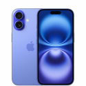 Apple iPhone 16 - 5G smartphone - dual-SIM  /  Internal Memory 128 GB - OLED display - 6.1" - 2556 x 1179 pixels - 2x rear cameras 48 MP, 12 MP - front camera 12 MP - ultramarine