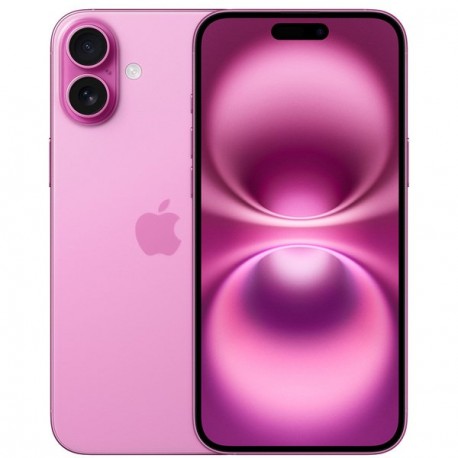 Apple iPhone 16 Plus - 5G smartphone - dual-SIM  /  Internal Memory 128 GB - OLED display - 6.7" - 2796 x 1290 pixels - 2x rear cameras 48 MP, 12 MP - front camera 12 MP - pink - 0