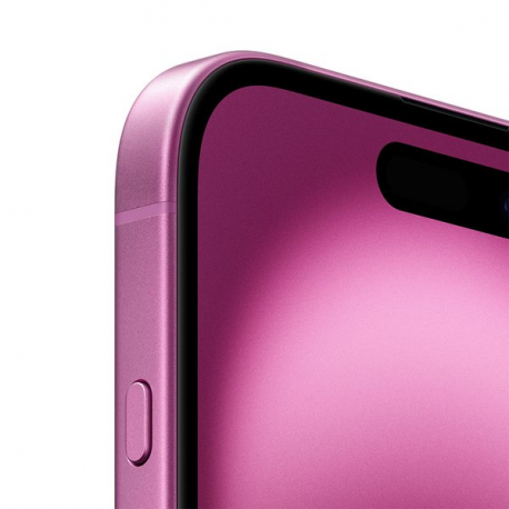 Apple iPhone 16 - 5G smartphone - dual-SIM  /  Internal Memory 128 GB - OLED display - 6.1" - 2556 x 1179 pixels - 2x rear cameras 48 MP, 12 MP - front camera 12 MP - pink - 3