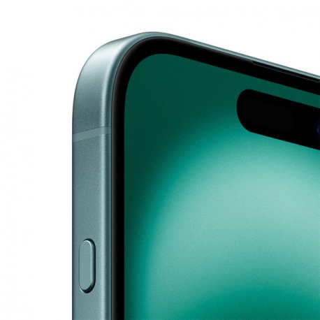 Apple iPhone 16 - 5G smartphone - dual-SIM  /  Internal Memory 128 GB - OLED display - 6.1" - 2556 x 1179 pixels - 2x rear cameras 48 MP, 12 MP - front camera 12 MP - teal - 3