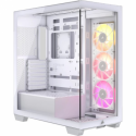 CORSAIR iCUE LINK 3500X RGB - Mid tower - extended ATX - windowed side panel (tempered glass) - no power supply (ATX) - white - USB/Audio