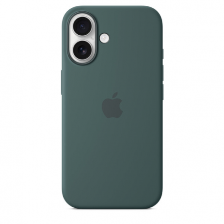 Apple - Back cover for mobile phone - MagSafe compatibility - silicone - sea green - for iPhone 16 - 2