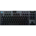 Logitech G G915 X - Keyboard - LIGHTSPEED - TKL - backlit - wireless - Bluetooth 5.0, 2.4 GHz, USB - QWERTY - Nordic (Danish / Finnish / Norwegian / Swedish) - key switch: GL Linear - black
