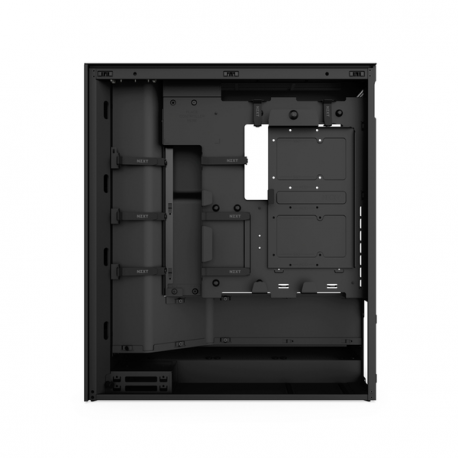 NZXT H series H7 Flow - Mid tower - ATX - windowed side panel (tempered glass) - no power supply - matte black - USB / Audio - 5