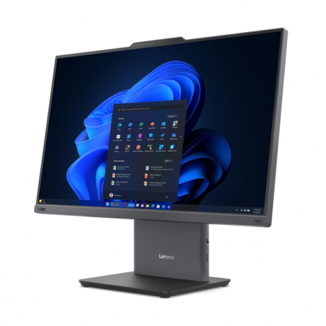 Lenovo ThinkCentre neo 50a 24 Gen 5 12SD - All-in-one with monitor stand - Core i5 13420H  /  up to 4.6 GHz - RAM 16 GB - SSD 512 GB - TCG Opal Encryption 2, NVMe - UHD Graphics - Gigabit Ethernet, Bluetooth 5.2, IEEE 802.11ax (Wi-Fi 6) - Win 11 Pro - monitor: LED 23.8" 1920 x 1080 (Full HD) @ 100 Hz touchscreen - keyboard: Nordic - luna grey - Lenovo TopSeller - with 3 Years Lenovo Onsite Support, CO2 Offset 0.5 ton (2nd Gen) - 1