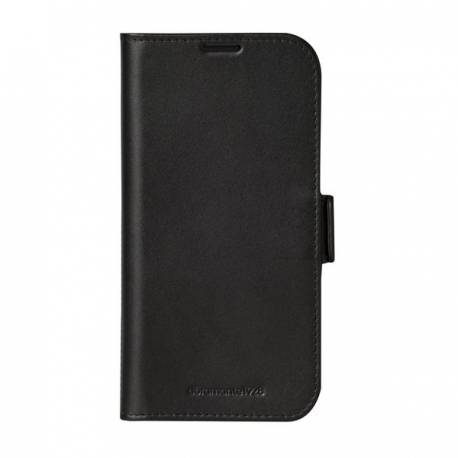 dbramante1928 Copenhagen - Flip cover for mobile phone - full-grain leather - black - for Apple iPhone 16 Pro - 0