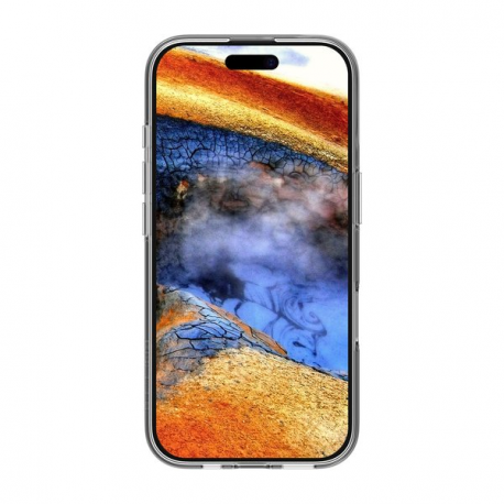 dbramante1928 Greenland - Back cover for mobile phone - recycled plastic - clear - for Apple iPhone 16 Plus - 1