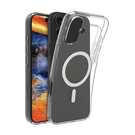 dbramante1928 Greenland Pro - Back cover for mobile phone - MagSafe compatibility - plastic - clear - for Apple iPhone 16 - 0