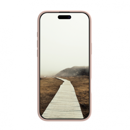 dbramante1928 Greenland Pro - Back cover for mobile phone - Qi - MagSafe compatibility - plastic - pink sand - for Apple iPhone 16 - 3