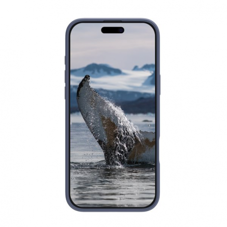 dbramante1928 Greenland Pro - Back cover for mobile phone - MagSafe compatibility - recycled plastic - pacific blue - for Apple iPhone 16 Plus - 2
