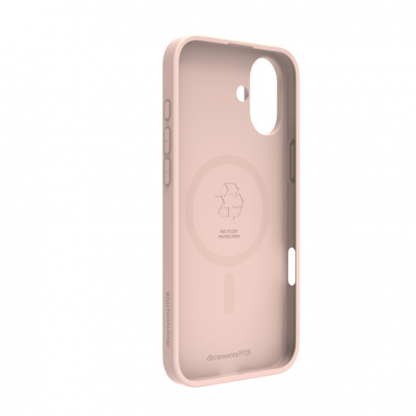 dbramante1928 Greenland Pro - Back cover for mobile phone - Qi - MagSafe compatibility - plastic - pink sand - for Apple iPhone 16 Plus - 2