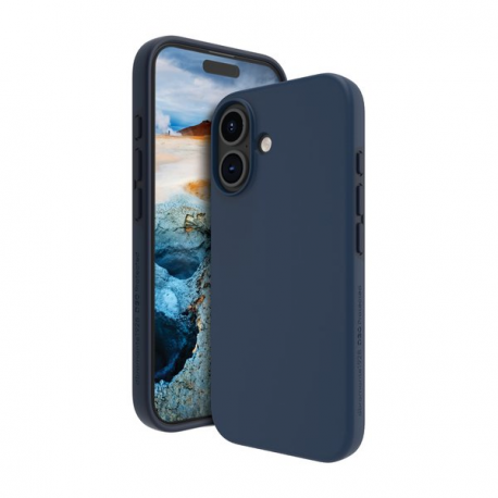 dbramante1928 Iceland Ultra - Back cover for mobile phone - MagSafe compatibility - D3O, plastic - blue - for Apple iPhone 16 Plus - 0