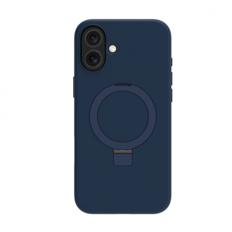 dbramante1928 Iceland Ultra - Back cover for mobile phone - kickstand - MagSafe compatibility - D3O, plastic - blue - for Apple iPhone 16 - 0
