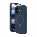 dbramante1928 Iceland Ultra - Back cover for mobile phone - kickstand - MagSafe compatibility - D3O, plastic - blue - for Apple iPhone 16 Plus