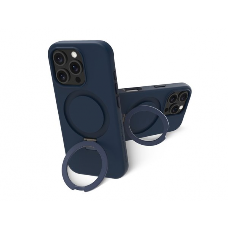 dbramante1928 Iceland Ultra - Back cover for mobile phone - with kickstand - MagSafe compatibility - D3O, plastic - blue - for Apple iPhone 16 Pro Max - 1