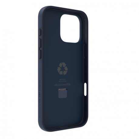 dbramante1928 Iceland Ultra - Back cover for mobile phone - with kickstand - MagSafe compatibility - D3O, plastic - blue - for Apple iPhone 16 Pro Max - 3