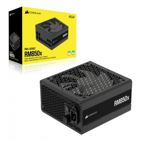 CORSAIR RMx Series RM850x - Power supply (internal) - ATX12V 3.1/ EPS12V - Cybenetics Gold - AC 100-240 V - 850 Watt - Europe - 1