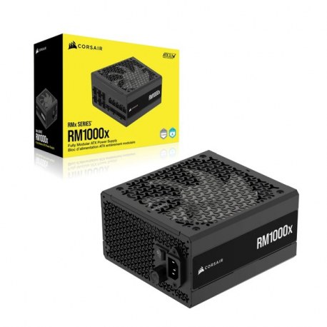 CORSAIR RMx Series RM1000x - Power supply (internal) - ATX12V 3.1/ EPS12V - Cybenetics Gold - AC 100-240 V - 1000 Watt - Europe - 2