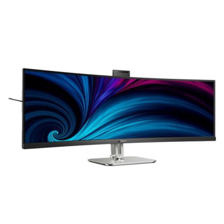Philips 49B2U6903CH - 6000 Series - LED monitor - curved - 49" (48.8" viewable) - 5120 x 1440 SuperWide @ 100 Hz - VA - 500 cd / m² - 3000:1 - DisplayHDR 400 - 4 ms - Thunderbolt 4, 2xHDMI, DisplayPort - speakers - silver - 6