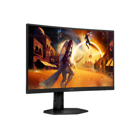 AOC Gaming C27G4ZXU - LED monitor - gaming - curved - 27" - 1920 x 1080 Full HD (1080p) @ 280 Hz - Fast VA - 300 cd / m² - 4000:1 - HDR10 - 0.3 ms - speakers - black - 5
