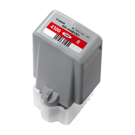 Canon PFI-4100 R - 80 ml - red - original - hanging box - ink tank - for imagePROGRAF PRO-1100 - 0