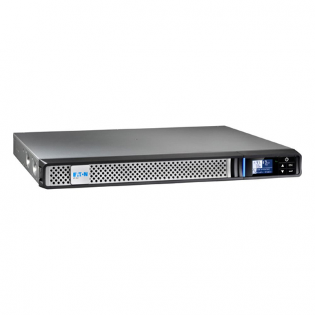 Eaton 5P 650i - Gen 2 - UPS (rack-mountable) - AC 200 / 208 / 220 / 230 / 240 V - 520 Watt - 650 VA - 1-phase - valve regulated lead-acid (VRLA) - 9 Ah - RS-232, USB - output connectors: 4 - 1U - 19" - black / silver - 3