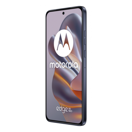 Motorola Edge 50 Neo - 5G smartphone - dual-SIM - RAM 12 GB / Internal Memory 512 GB - pOLED display - 6.4" - 2670 x 1220 pixels (120 Hz) - 3x rear cameras 50 MP, 13 MP, 10 MP - front camera 32 MP - pantone grisaille - 3