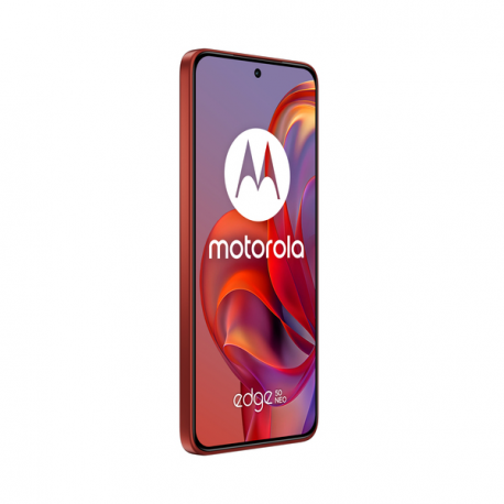 Motorola Edge 50 Neo - 5G smartphone - dual-SIM - RAM 12 GB  /  Internal Memory 512 GB - pOLED display - 6.4" - 2670 x 1220 pixels (120 Hz) - 3x rear cameras 50 MP, 13 MP, 10 MP - front camera 32 MP - pantone poinciana - 8