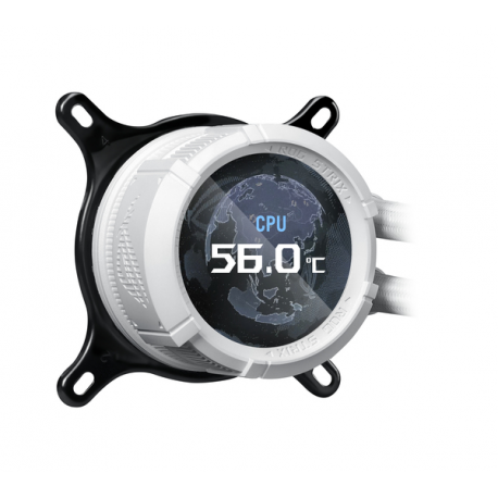 ASUS ROG STRIX LC III 360 ARGB LCD - White Edition - processor liquid cooling system - (for: AM4, LGA1200, LGA1700, AM5, LGA115x Socket) - 120 mm - white - 9