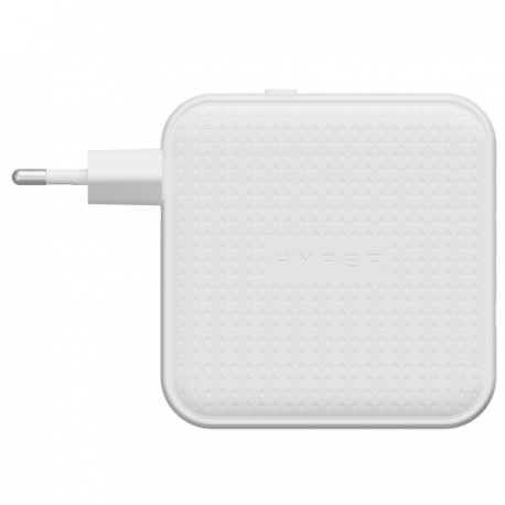 Targus HyperJuice - Power adapter - GaN - 100 Wh - Power Delivery 3.0 + PPS, Quick Charge 3.0 - 4 output connectors (3 x USB-C, USB) - white - 6