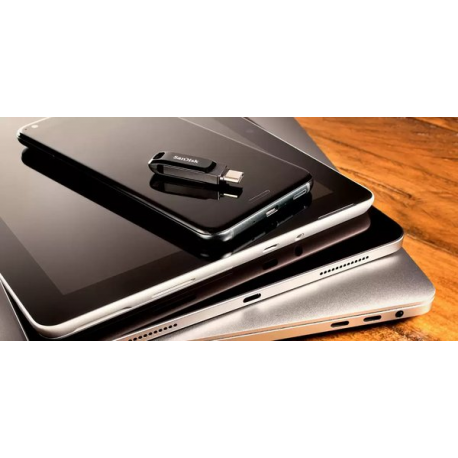 SanDisk Ultra Dual Drive Go - USB flash drive - 1 TB - USB 3.1 Gen 1  /  USB-C - navagio bay - 3