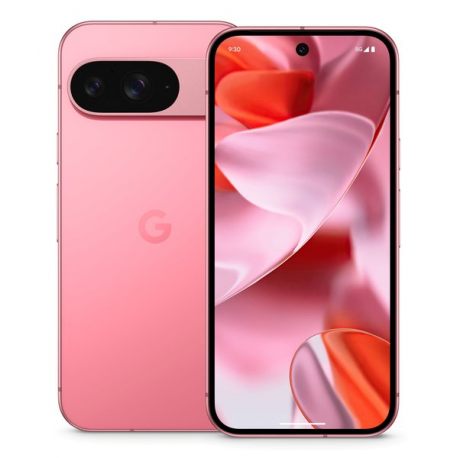 Google Pixel 9 - 5G smartphone - dual-SIM - RAM 12 GB  /  Internal Memory 256 GB - OLED display - 6.3" - 2424 x 1080 pixels (120 Hz) - 2x rear cameras 50 MP, 48 MP - front camera 10.5 MP - peony - 1