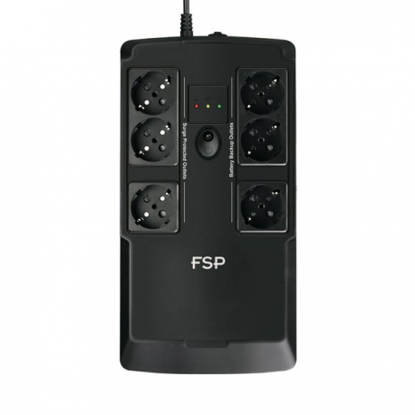FSP NanoFit 600 - UPS - AC 220 / 230 / 240 V - 360 Watt - 600 VA - 4.5 Ah - output connectors: 6 - 2