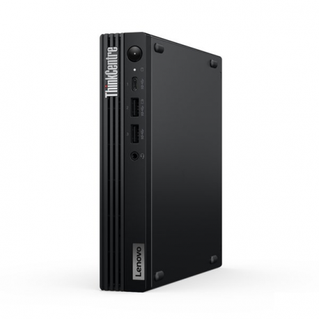 Lenovo ThinkCentre M75q Gen 5 12RQ - Tiny Ryzen 7 Pro 8700GE  /  up to 5.1 GHz - RAM 32 GB - SSD 1 TB - TCG Opal Encryption 2, NVMe - Radeon 780M - Gigabit Ethernet, Bluetooth 5.3, IEEE 802.11ax (Wi-Fi 6) - Win 11 Pro - monitor: none - keyboard: Nordic - black - Lenovo TopSeller - with 3 Years Lenovo Onsite Support, CO2 Offset 0.5 ton (2nd Gen) - 2