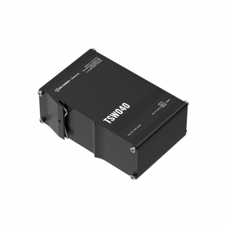 Teltonika TSW040 - Switch - Managed - 8 x 10 / 100 (PoE+) - DIN rail mountable - PoE+ (240 W) - 2